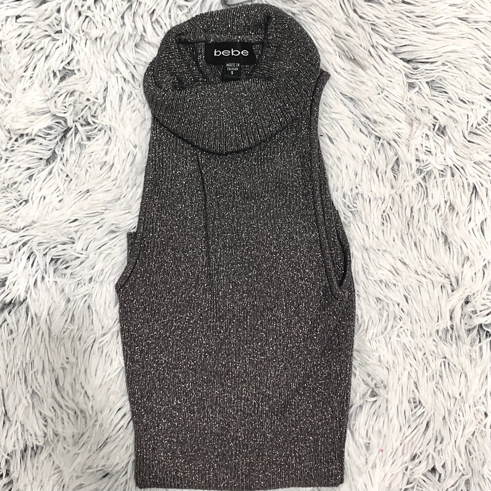 Turtleneck grey shirt!